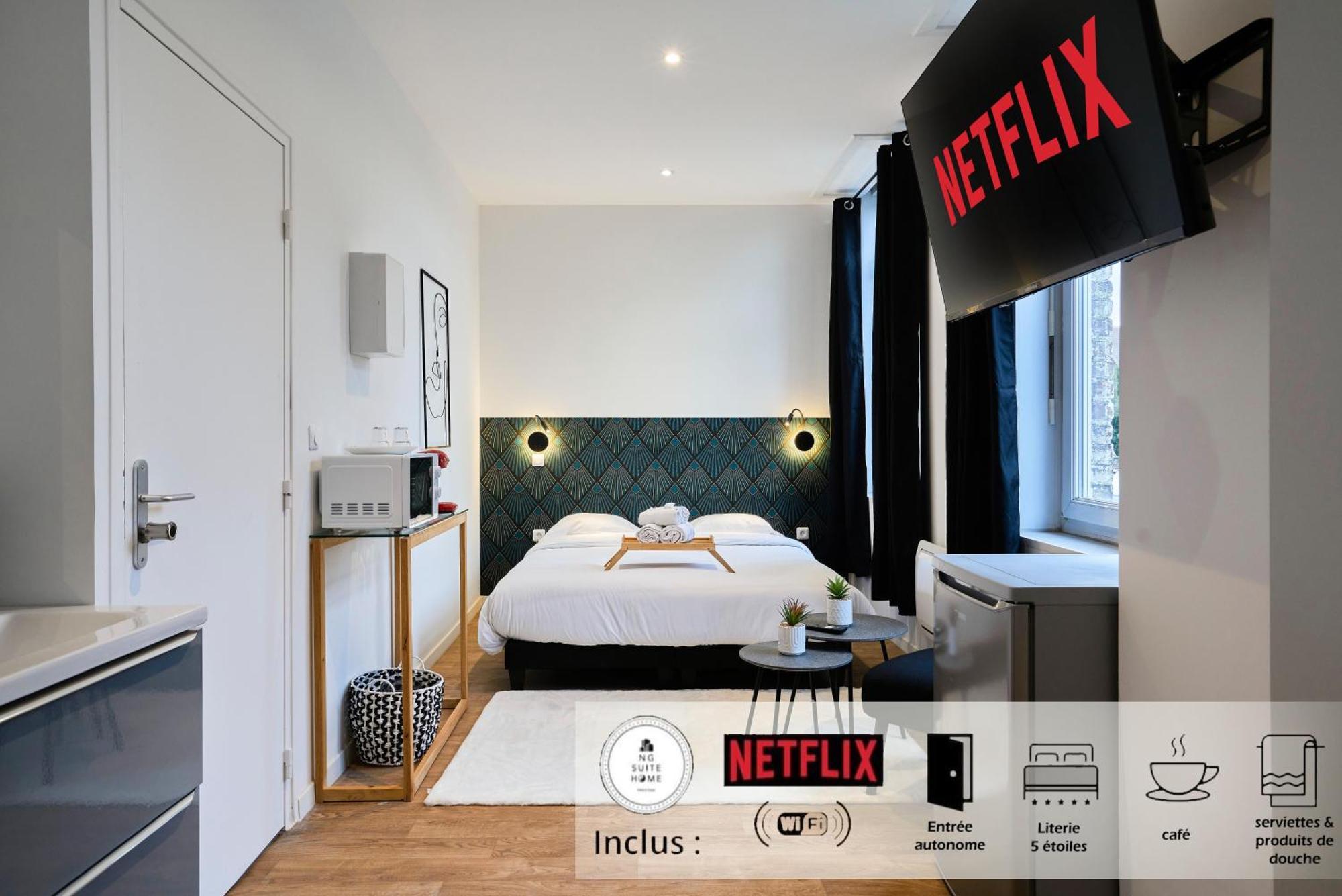 Ng Prestige - Lille I I Haute - Balneo - Netflix Apartamento Tourcoing